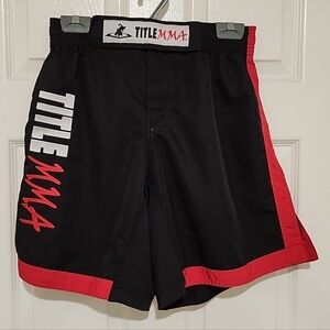 Title MMA Men's Mixed Martial Arts Fighting Training Gym Shorts Size Small